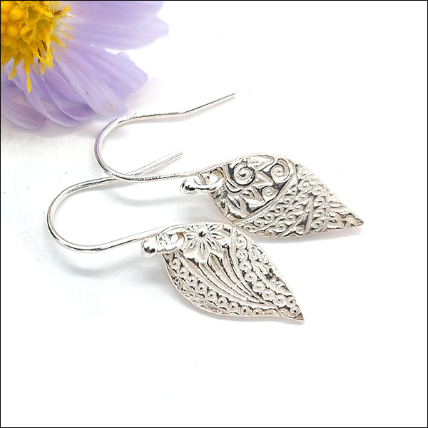 Mia Houghton Boho silver drop earrings pattern